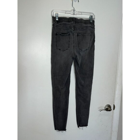 SPANX Charchoa High risel Distressed Frayed Hem Skinny Women's Jeans Size M - Picture 7 of 11